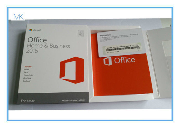 office home and student 2016 for mac (1 user) product key card